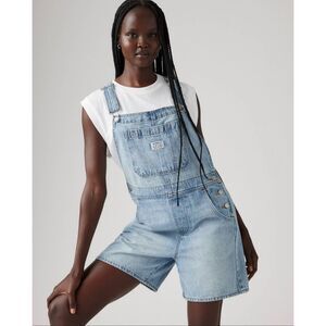 Levi’s Premium Utility Shortalls Overalls Size XL